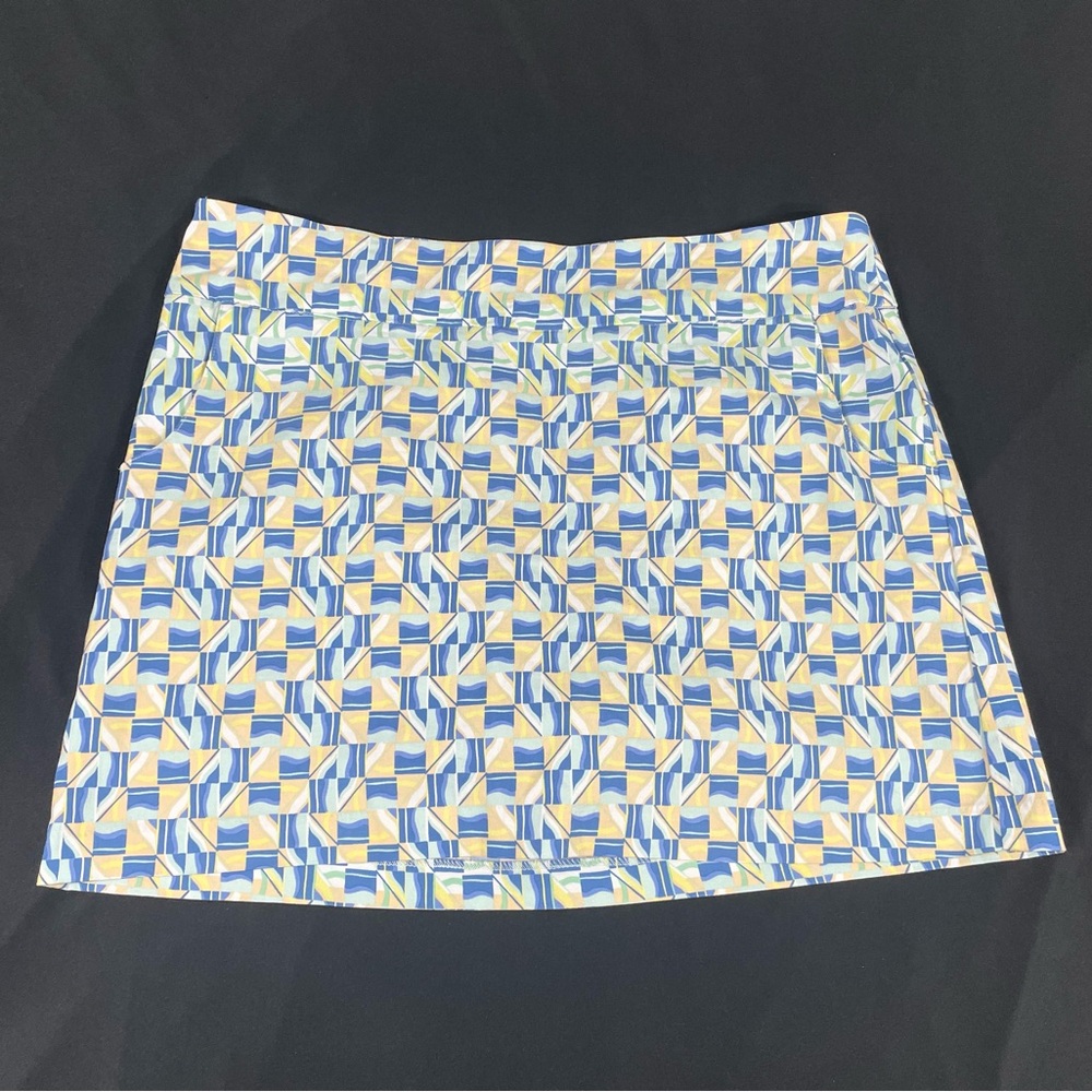 Eight Clovers Women Multicolor Tennis Golf Skort Size 16
